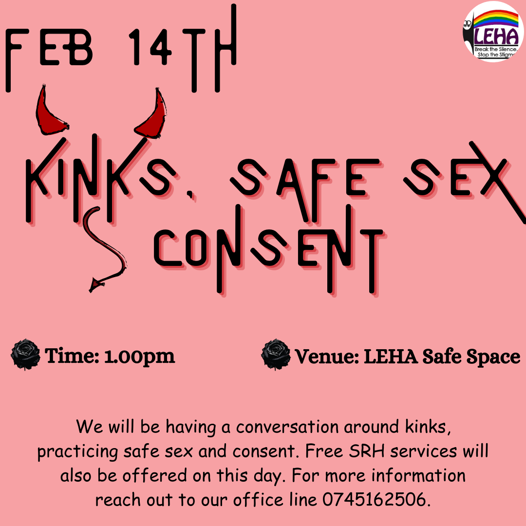 Valentines Conversation on practicing Safe Sex among queer persons while exploring sexual kinks.